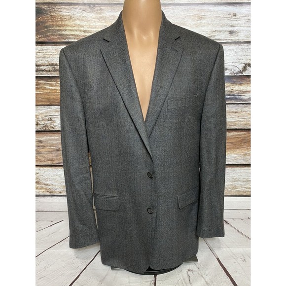 Lauren Ralph Lauren Other - Lauren Ralph Lauren Mens Gray Size 42 RTwo-Button Blazer Jacket 100% Wool